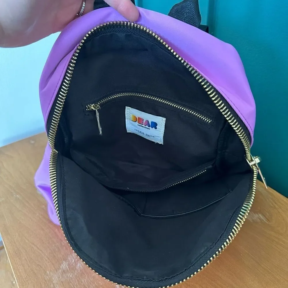 Jackie Smith Dear Lilac Microfiber Backpack